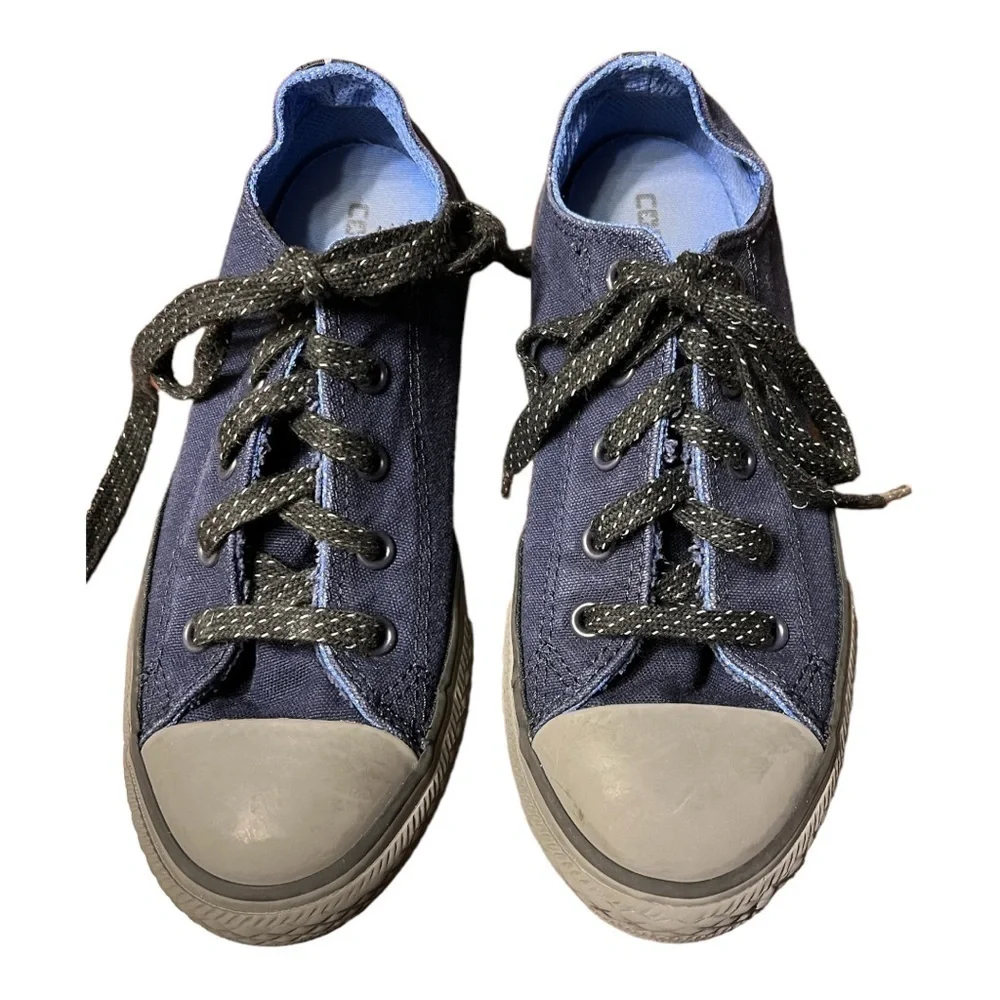 Converse All Star CounterClimate Water Repellent Blue Sneakers Lace-up Jr Size 2